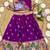 Soft silk paithani design zari weaving pavadai for kids