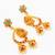  temple lakshmi chandbali jhumka earrings with stones