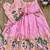 Soft silk paithani design zari weaving pavadai for kids