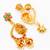  temple lakshmi chandbali jhumka earrings with stones