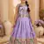 Soft silk paithani design zari weaving pavadai for kids