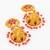  floral motif gold plated pink stone jhumka earrings