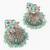  silver plated stone oxidized jhumka earrings
