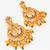 royal gold plated multicolor chandelier earrings