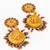  traditional gold plated green and pink stone jhumka earrings
