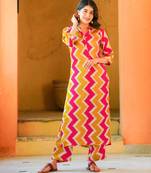 Muslin printed 2 piece set