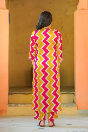 Muslin printed 2 piece set