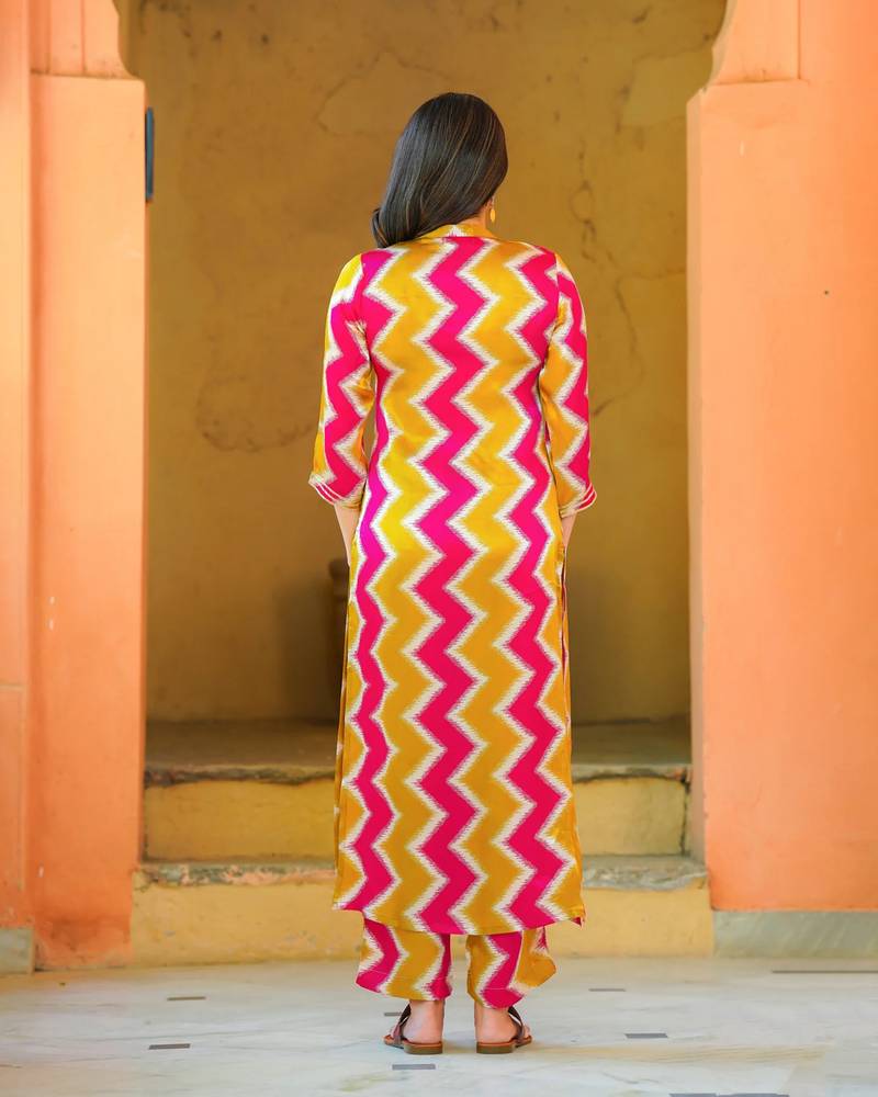 Muslin printed 2 piece set
