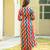 Multicolor muslin printed kurta set