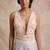 Champagne pink embroidered chanderi cotton dress