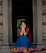Morpich South Indian Festive Silk Lehenga Choli