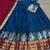 Ink Blue South Indian Festive Silk Lehenga Choli