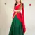 Bottle Green South Indian Festive Silk Lehenga Choli