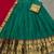 Bottle Green South Indian Festive Silk Lehenga Choli