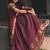 Maroon South Indian Festive Silk Lehenga Choli