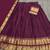 Maroon South Indian Festive Silk Lehenga Choli