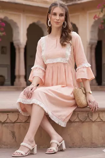 women's tesla crausha lace aline dress