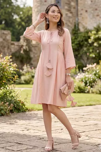 women's tesla gota pati a line dresses