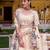 BEIGE EMBROIDERED WORK SILK LEHENGA CHOLI WITH DUPATTA.