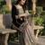 Black georgette embroidered palazzo set