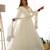 White silk blend embroidered anarkali suit
