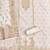 white silk blend zari woven dress material