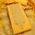 yellow silk blend zari woven dress material