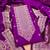 purple silk blend zari woven dress material