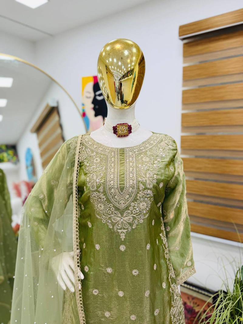 womens wedding wear kurta set