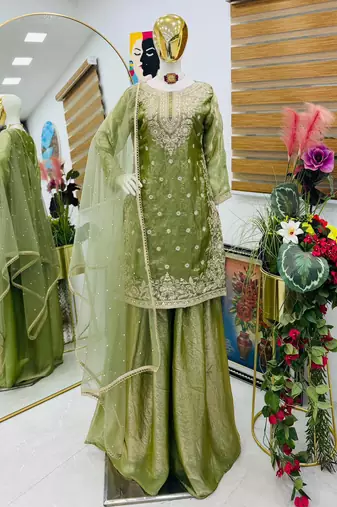 womens wedding wear readymade suit