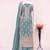 Grey silk embroidered palazzo set