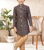 boys stylish indo western ethnic set thread work for festive