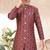 boys stylish indo western ethnic set thread work for festive