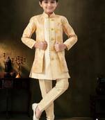 boys stylish indo western ethnic set thread work for festive