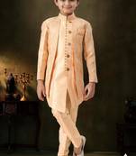 boys stylish indo western ethnic set thread work for festive
