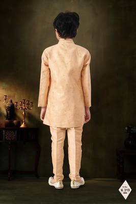 boys stylish indo western ethnic set thread work for festive 3