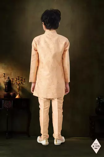 boys stylish indo western ethnic set thread work for festive