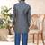 boys stylish indo western ethnic set thread work for festive