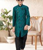 boys stylish indo western ethnic set thread work for festive