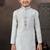 boys ethnic jacquard kurta pajama set thread work for festive