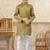 boys ethnic jacquard kurta pajama set thread work for festive