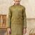 boys ethnic jacquard kurta pajama set thread work for festive