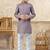 boys ethnic jacquard kurta pajama set thread work for festive