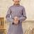 boys ethnic jacquard kurta pajama set thread work for festive