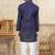 boys ethnic jacquard kurta pajama set thread work for festive