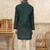 boys ethnic jacquard kurta pajama set thread work for festive