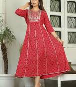 Reyon anarkali gawn