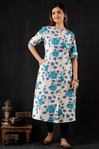 Cotton anarkali only kurti