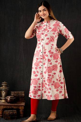 Cotton anarkali only kurti