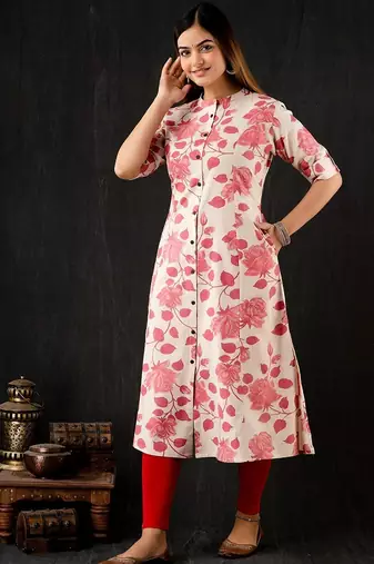 Cotton anarkali only kurti